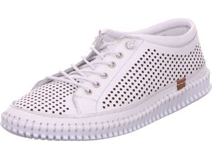 Andrea Conti Damen Schnürschuhe Weiß Glattleder Größe:36