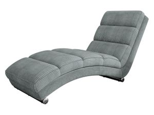 MIRJAN24 Sessel Holiday Cord, Relaxsessel, Liegesesse, Relaxliege mit verchromte Füße, Elegant, Fernsehsessel (Farbe: Poso 55 + Paros 05)