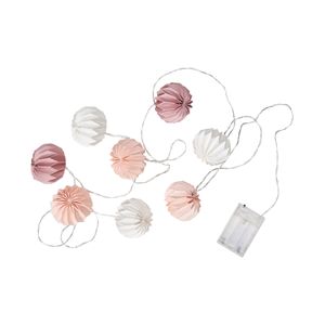 BUTLERS HANAMI LED-Lampions 8 Lichter mit USB-Batteriefach