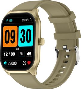 Smartwatch Damen mit Telefonfunktion, 2,1-Zoll-Bildschirm, Schrittzähler, 123 Sport-Blutdruckmessgeräte ohne App und Handy-Anrufe, Fitness-Tracker