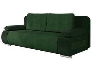 MIRJAN24 Schlafsofa Emma Cord, Sofa mit Bettkasten und Schlaffunktion, Polstersofa Couch vom Hersteller (Farbe: Poso 14 + Kronos 14)