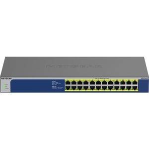 Netgear GS524PP Switch 24 Port Gigabit Ethernet LAN PoE Switch, Ohne Montage-Kit