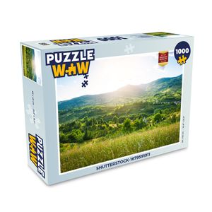 MuchoWow MuchoWow® Puzzle 1000 ks Les - Krajina - Slunce - Příroda - Východ slunce