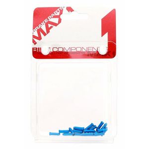 Max1 Alu zaślepki do linki zmiany biegów 1,6 mm - 20 szt., niebieskie