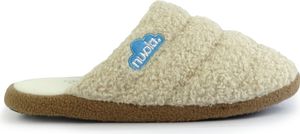 NUVOLA. Hausschuhe Herren Damen rutschfester Sohle warm gepolstert bequem creme 36/37 EU - UNZSHEP