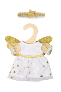 Heless - Puppen-Kleid Schutzengel mit Sternen-Haarband, mini, Gr. 20-25 cm
