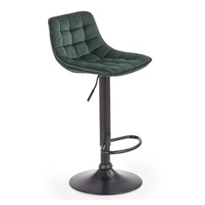 HALMAR Barová židle H-95 - tmavozelená/černá