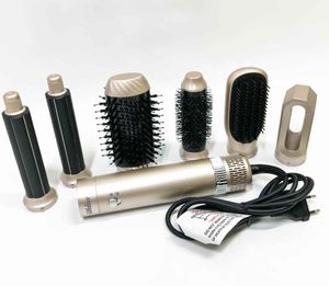 UKLISS Airstyler Styler na vlasy 6 v 1, okrúhla kefa na sušenie vlasov horúcim vzduchom, styler na vlasy s automatickou kulmou, narovnávacia kefa, narovnávanie, kulmovanie a sušenie vlasov iónovou technológiou