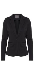 ICHI Damen Blazer Kate Jacket Business Jacke 20101801 , Größe:XL, Farbe:Schwarz