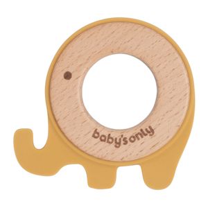 Baby's Only Beißring-Elefant - Ocker