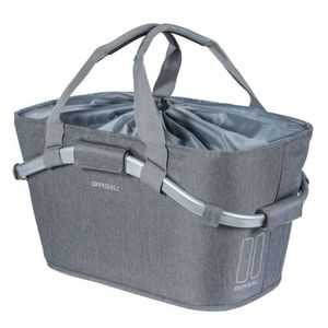 Basil City-Tasche 2Day Carry All Rear MIK grey melee, abnehmbar, 50x28x27cm, grau