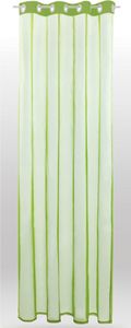 Gardine Ösen Transparent Noella, Größe: 140x175cm, Farbe: Grün
