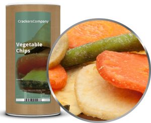 Vegetable Chips - Knackige Gemüsechips Mischung - Membrandose groß 250g