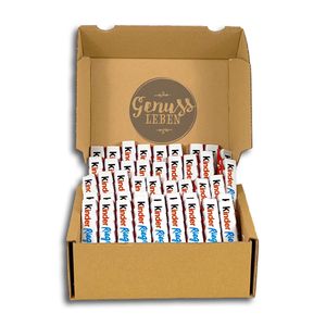 Genussleben Box mit ca. 1500g Kinder Riegel