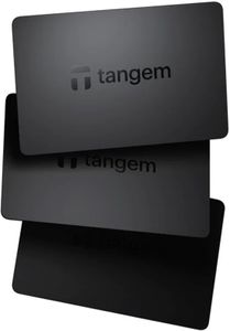 TANGEM Wallet Pack of 3 - Secure Crypto Wallet - Trusted Cold Storage for Bitcoin, Ethereum, NFT's & More Coins - 100% Offline Hardware Wallet