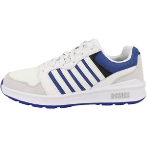 K-Swiss Rival Trainer T - Herren Sneakers Schuhe Weiß-Blau 09079-947-M , Größe: EU 43 UK 9