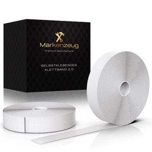 MARKENZEUG Premium Klettband selbstklebend I 8m - Wie Neu