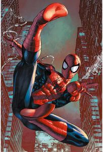 Spider-Man - Poster Web Sling TA7651 (Einheitsgröße) (Rot/Blau)