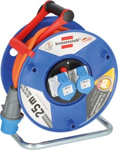 Brennenstuhl 1182760100 - 25 m - 2 AC-Ausgänge - Outdoor - IP44 - Neopren - Kunststoff - Blau - Orange Brennenstuhl 1182760100 - 25 m - 2 AC-Ausgänge - Outdoor - IP44 - Neopren - Kunststoff - Blau - Orange