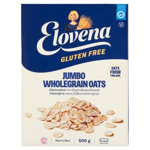 Glutenfreie Haferflocken Jumbo wholegrain oats 500g Elovena Provena