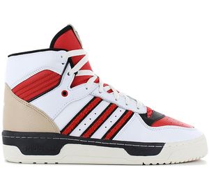 adidas Originals Rivalry Hi High - Herren Sneakers Basketball Schuhe Leder FZ6332 , Größe: EU 44 2/3 UK 10
