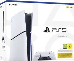 Sony PlayStation 5 Slim, PlayStation 5, Čierna, Biela, 16384 MB, GDDR6, 448 GB/s, AMD