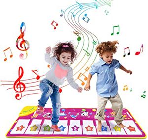 Kinder Baby Klavierteppich Klaviermatte Musikmatte Musik Klavier Matte Spielzeug 100*36cm