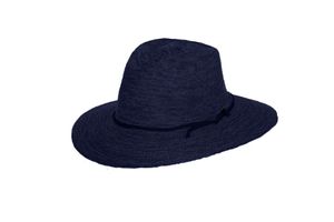 Rigon - UV-Fedora-Hut für Damen - Jacqui - Marineblau Meliert