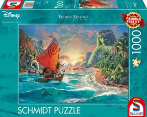 Schmidt Spiele GmbH PU1000T Kinkade Disney Vaiana 0 0 STK