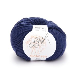 ggh Merino Soft | Extrafeine und weiche Wolle | maschinenwaschbar |  Farbe: 029 - Tiefes Kobalt