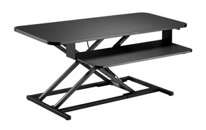Sitz-Steh-Schreibtischerhöhung ergonomisch - Arbeitsplatz höhenverstellbar - 95 cm breit
