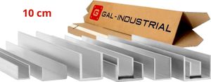 ALUMINIUM U-PROFIL 35x35x35x2 mm 10cm ZUSCHNITT NACH MASS / ALUMINIUM PA38