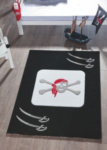 Relita - Teppich Pirat 170 x 120 cm mit weißem Säbel