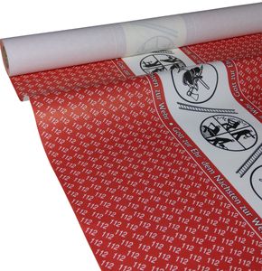50m x 1,15m JUNOPAX® Papiertischdecke Feuerwehr