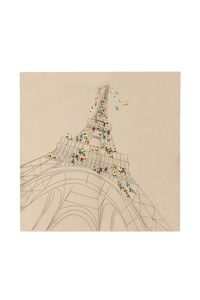 Kayoom - –l-Wandbild Trip To Paris Grösse: 80cm x 80cm