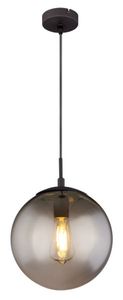 Globo Lighting BLAMA Hängeleuchte Metall schwarz matt, 1xE27, 15830H