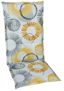 GO-DE Textil ,Sesselauflage hoch ,gelb,19234-01