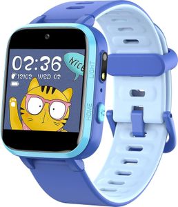 Willfitme Smart Watch Children, Kinder in Smartwatch 15 Spiele, MP3 -Musik, Schrittzähler, 2 HD -Kameras, Wecker, Fackel, Taschenrechner, Kalender,