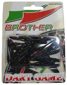 BROTHER Kunststoff-Dartspitzen – 30 Stück im Blister
