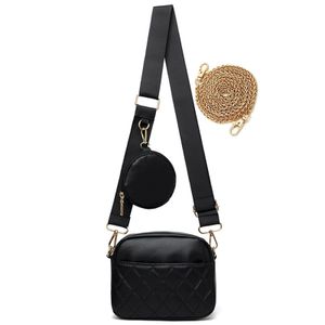 Kleine Handyhandtasche Damenhandtasche mit Münze Handtaschen Schwarz
