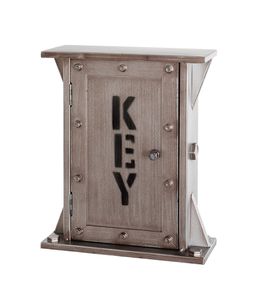 HAKU Möbel Schlüsselkasten, anthrazit - Maße: B 26 cm x H 32 cm x T 10 cm; 15892