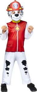 Offizielles Marshall-Babykostüm Paw Patrol weiß-schwarz-rot