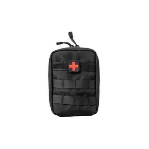 Molle Tasche Erste Hilfe in Schwarz, IFAK Tactical Medical First Aid Pouch ca. 3 Liter