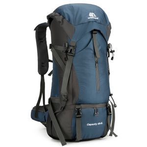70L Wanderrucksack Wasserabweisender Kletter-Camping-Rucksack Reise-Tagesrucksack mit Regenschutz