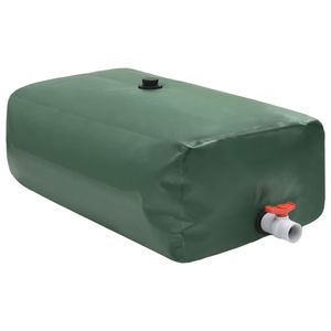 Möbel Wassertank mit Wasserhahn Faltbar 1000 L PVC - Regentonnen 156328