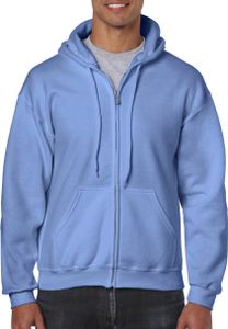 Gildan 18600 | Heavy Blend Full Zip Hooded Sweatshirt - Farbe: Carolina Blue - Größe: S