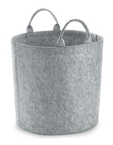 BagBase Einkaufstasche Felt Trug BG728 Grau Grey Melange S (30 x 30 cm)