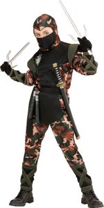 Verkleidung Ninja Krieger Kinder Gr.140 -158 cm Kostüm Soldat Gr.158 cm