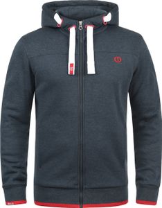 Solid SDBenjaminZip Herren Sweatjacke Kapuzenjacke Hoodie mit Kapuze Reißverschluss Kordelzug Baumwollmischung Regular fit