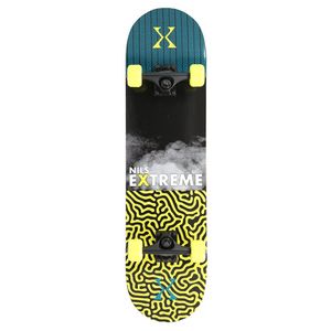 Nils Extreme Skateboard Für Kinder Jugend Und Erwachsene - Longboard - Holz Deck - 80x20,5 cm - CR3108SA - Brain